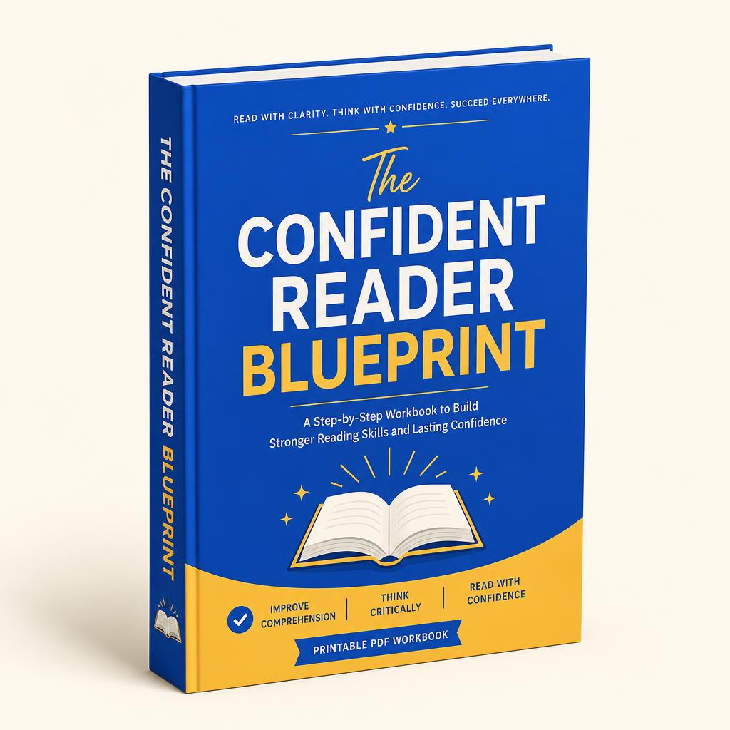 The Confident Reader Blueprint PDF cover